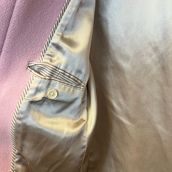 J Crew Cocoon Wool Blend Pink Coat - Size 2 - Picture 9 of 12